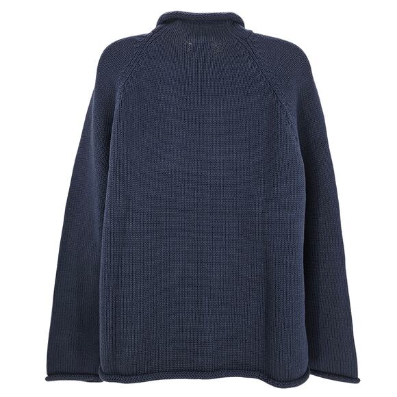 J. Crew Mens size S 1988 Rollneck Cotton Long Sleeve Sweater Navy BW186 NEW - Picture 3 of 8